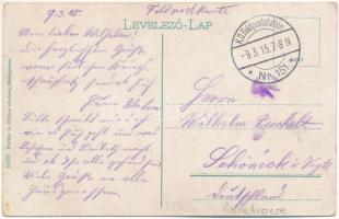 1915 Beregszász, Beregovo, Berehove; Árpád utca, Schutz Károly, Auer Károly Clayton és Shuttleworth ...