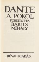 Dante Komédiája I-III. köt. (Egyben; I. A Pokol. II. Purgatórium. III. A Paradicsom.) Fordította: Ba...