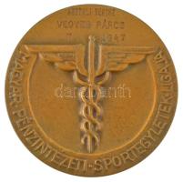 Matskássy Gyula (1912-1971) 1947. "Bajnoki Érem / Magyar Pénzintézeti Sportegyletek Ligája"...