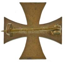 Német Birodalom ~1914-1915. A Vaskereszt kitüntetés mintájára készült zománcozott bronz patrióta jel...