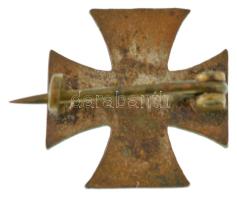 Német Birodalom ~1914-1915. A Vaskereszt kitüntetés mintájára készült zománcozott bronz patrióta jel...