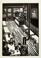 Masereel, Frans: A város. 100 fametszet. Aradi Nóra bevezető tanulmáynyával. Bp., 1961, Magyar Helik...