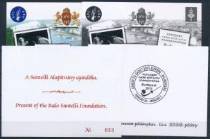 2013 Junior és kadet vívó EB emlékív alap + feketenyomat + ajándék + 000-ás sorszámú