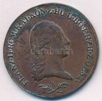 Ausztria 1800A 6kr Cu II. Ferenc T:XF,VF patina Ausztria 1800A 6 Kreuzer Cu Franz II T:XF,VF patina Krause KM#2128