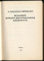 A Hazafias Népfront Budapesti Körzeti Bizottságainak kézikönyve. Szerk.: Komor Vilma, Kovács György....