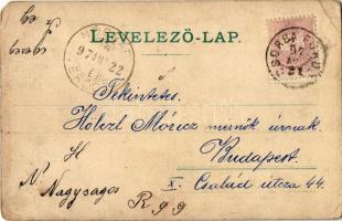 1897 (Vorläufer!) Tátra, Magas-Tátra, Vysoké Tatry; Csorba-tó, Szoliszkó, Csorbai-csúcs, Bástya, Hot...