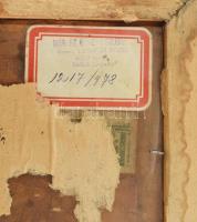 Herman Lipót (1884-1972): Fürdőzők. Olaj, karton. Jelezve jobbra lent. Hátoldalán Magyar Nemzeti Gal...