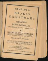 Münchener Kunstausstellung im Glaspalast 1925. Amtlicher Katalog. (Kiállítási katalógus). München, 1...