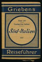 Bertarelli, L. V.: Süditalien. Neapel, Sizilien und Sardinien. Griebens Reiseführer Band 203. Berlin-Milano, 1927, Grieben-Verlag - Touring Club Italiano. Számos kihajtható térképpel. Német nyelven. Kiadói egészvászon-kötés, jó állapotban.