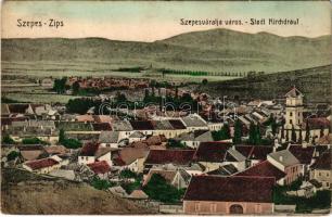 1918 Szepesváralja, Spisské Podhradie; látkép. Sax Nándor kiadása / general view (EK)