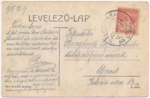 1918 Szepesváralja, Spisské Podhradie; látkép. Sax Nándor kiadása / general view (EK)