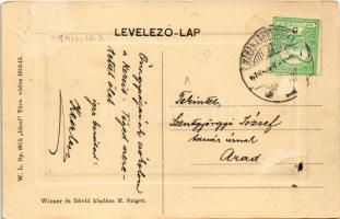 1912 Máramarossziget, Sighetu Marmatiei; Erzsébet főtér, Máramarosi leszámítolóbank részvénytársaság...