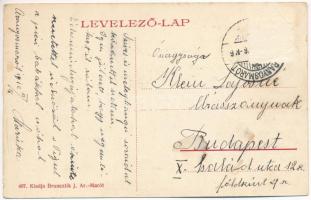 1912 Kistapolcsány, Topolcianky; Hrussó erdőrészlet. Brunczlik J. kiadása / Hrusov forest (Rb)