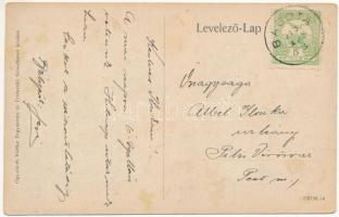 Ógyalla, Stará Dala, Hurbanovo; M. kir. Konkoly alapítványú csillagvizsgáló főépülete tó részlettel ...