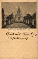 1896 (Vorläufer) Nürnberg, Nuremberg; Bayerische Landes-Ausstellung 1896 / Bavarian Exhibition + So. Stpl (cut)