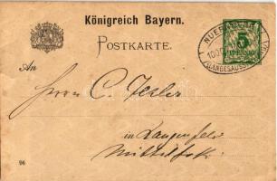 1896 (Vorläufer) Nürnberg, Nuremberg; Bayerische Landes-Ausstellung 1896 / Bavarian Exhibition + So....