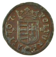 1707K-B Rézpoltúra "II. Rákóczi Ferenc" (2,00g) T:XF,VF patina Hungary 1707K-B Poltura &qu...
