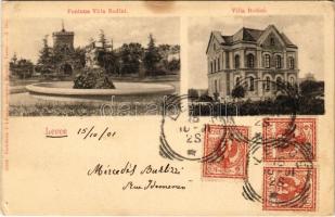 1901 Lecce, Fontana Villa Bodini. TCV card (fl)