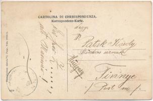 1910 K.u.K. Kriegsmarine Matrose. Do hobt's ma letztes Krand'l, heut is ma olles and... / ...