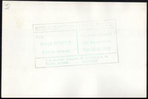 Nemes Nagy Ágnes (1922-1991) költőt, műfordítót ábrázoló fotók, 13 db, közte 1 Balla Demeter (1931-2...