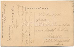 1910 Feredőgyógy, Fürdőgyógy, Algyógyfürdő, Geoagiu-Bai, Feredeu; Új út Algyógyfürdőre, kilátás a na...