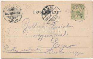 1903 Máriaradna, Mária-Radna, Radna (Lippa, Lipova); Kálvária, kápolna, Lourdes-i kápolna. Csauscher...