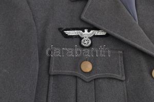 NSZK Bundeswehr sötétszürke egyenruha kabát és nadrág, H. Wiegand & Sohn Bochum gyártói jelzésse...