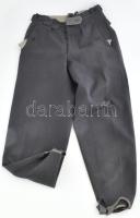 NSZK Bundeswehr sötétszürke egyenruha kabát és nadrág, H. Wiegand & Sohn Bochum gyártói jelzésse...