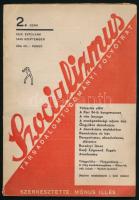 1945 Szocializmus társadalomtudományi folyóirat XXIX. évf. 2. sz., 1945. szeptember. Szerk.: Mónus Illés. Bp., Világosság-ny., 66-128 p. Kiadói tűzött papírkötés, minimálisan sérült.