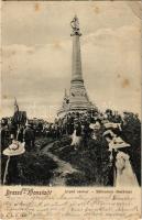 1900 Brassó, Kronstadt, Brasov; Árpád szobor / Millenium-Denkmal / Hungarian Millennium monument (EK)