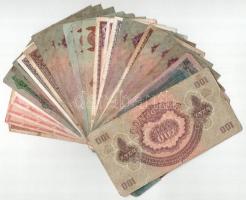 30db vegyes Pengő és Korona bankjegy T:F-G