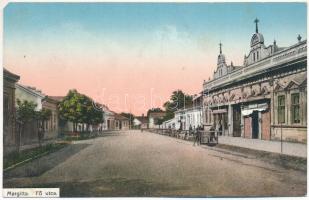 1914 Margitta, Marghita; Fő utca. Pollák Lajos kiadása / main street (EM)