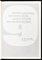 Art 9'78 - International Kunstmesse Basel, 1978. Képes kiállítási katalógus. 590p. Kiadó egészv...