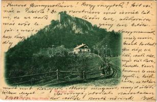 1900 Murány, Murányalja, Murán; Murányi vára. Büchler Béla kiadása / Muransky hrad / castle (EK)