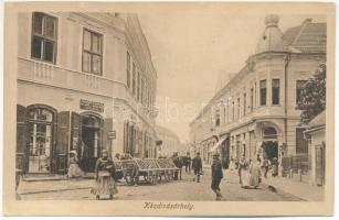 1916 Kézdivásárhely, Targu Secuiesc; Győrfi Sándor hússzéke, Nagy S. Pál üzlete / butcher, shops (r)