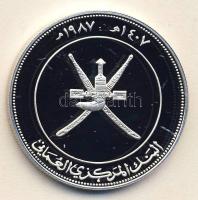 Omán 1987. 2 1/2R Ag "WWF-Kaffersas" T:PP Csak 25.000db! Tanúsítvánnyal!