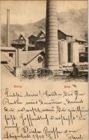 1900 Anina, Stájerlakanina, Steierdorf; Kohó / ironworks, factory, furnace (fl)