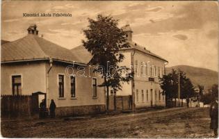 Felsővisó, Felső-Visó, Viseu de Sus; Kincstári iskola. Háger Léb kiadása / treasury school (EK)