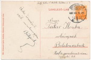 Miskolc, Széchenyi utca éjjel, Magyar Liebling Preiz Miksa üzlete, humoros montázs részeg férfiakkal...