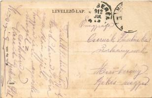 1912 Miskolc, Rudolf laktanya, K.u.K. katonák. W.L. Bp. 1079. (Rb)