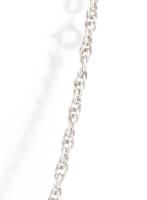 Ezüst(Ag) fantáziaszemes nyaklánc, jelzett, h: 54 cm, nettó: 6,8 g