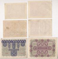 Ausztria 1922. 1K + 2K (3x) + 10K + 20K T:VF,F
Austria 1922. 1 Krone + 2 Kronen (3x) + 10 Kronen + ...