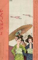 Geisha X litho s: Raphael Kirchner