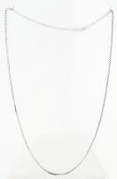 Ezüst(Ag) venezianer nyaklánc, jelzett, h: 48 cm, nettó: 5 g