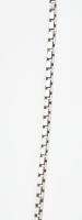 Ezüst(Ag) venezianer nyaklánc, jelzett, h: 48 cm, nettó: 5 g