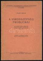 Pogány Frigyes: A városszépség problémái. (DEDIKÁLT). A Mérnöki Továbbképző Intézet kiadványai É. 36. sz. Bp., 1948, Műegyetemi Nyomda, 32 p. Fekete-fehér fotókkal illusztrált. Kiadói tűzött papírkötés. A szerző, Pogány Frigyes (1908-1976) építész, művészettörténész, egyetemi tanár által Győri László miniszteri osztályfőnök részére DEDIKÁLT példány.