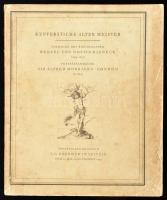 Kupferstiche alter Meister. Sammlung des Reichsgrafen Wenzel von Nostiz-Rieneck. Porträtsammlung Sir Alfred Morrison - London. Versteigerung durch C. G. Boerner in Leipzig vom 10. bis 12. November 1927. (Árverési katalógus). Leipzig, 1927, Poeschel &amp; Trepte, 2 sztl. lev.+ 198+(2) p.+ XXXIV (fekete-fehér képek) t. Német nyelven. Kiadói papírkötés, sérült, foltos borítóval, az első két lap sérült, javított.