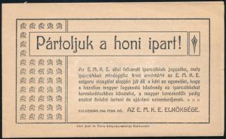 1906 Kolozsvár, EMKE "Pártoljuk a honi ipart!" felkarolt iparcikkek jegyzéke, benne mintacímkékkel