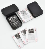 2 pakli Jack Daniels kártya, fémdobozban