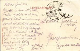 1914 Békéscsaba, Fő tér, templomok, Polgári leány iskola (Rb)